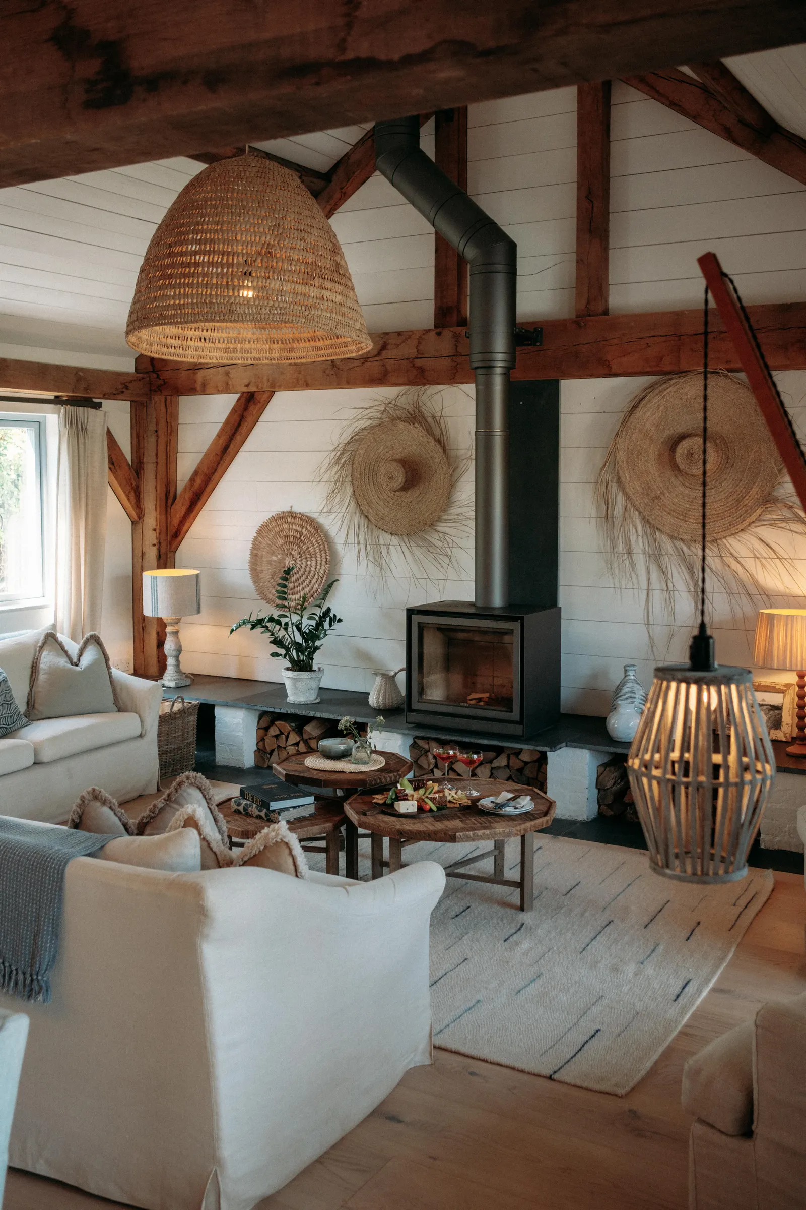 The living room at Constantia in Constantine Bay, filmed for Perfect Stays