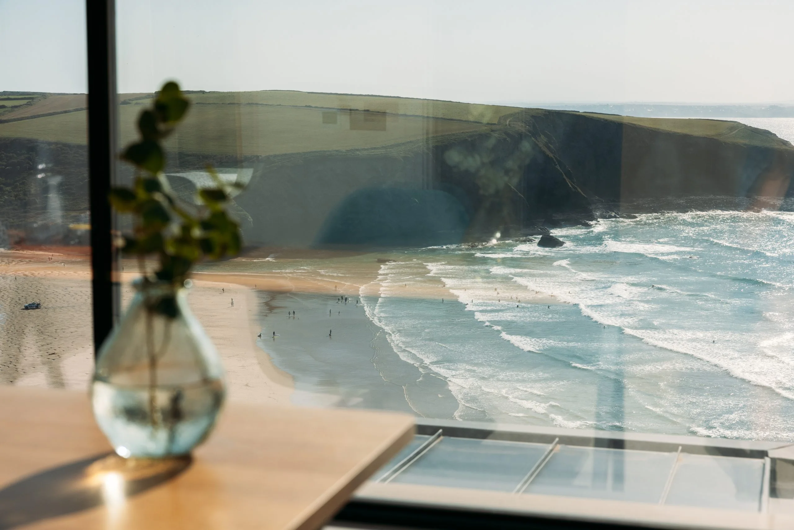 Red Cove above Mawgan Porth beach, filmed for Perfect Stays